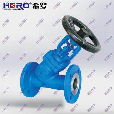 Y型波纹管截止阀